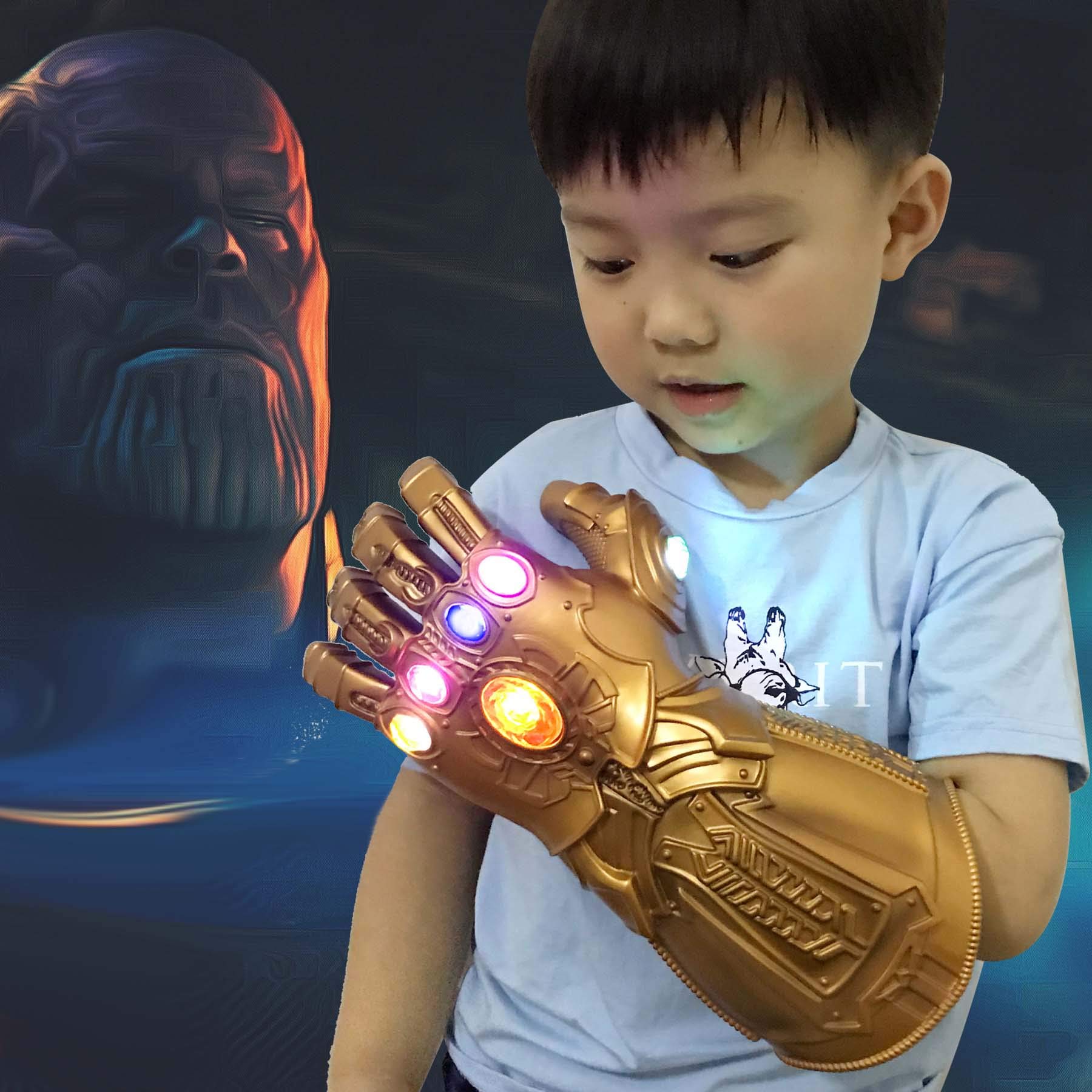 Buy Thanos Infinity Gauntlet LED Light Up PVC Glove Cosplay Prop