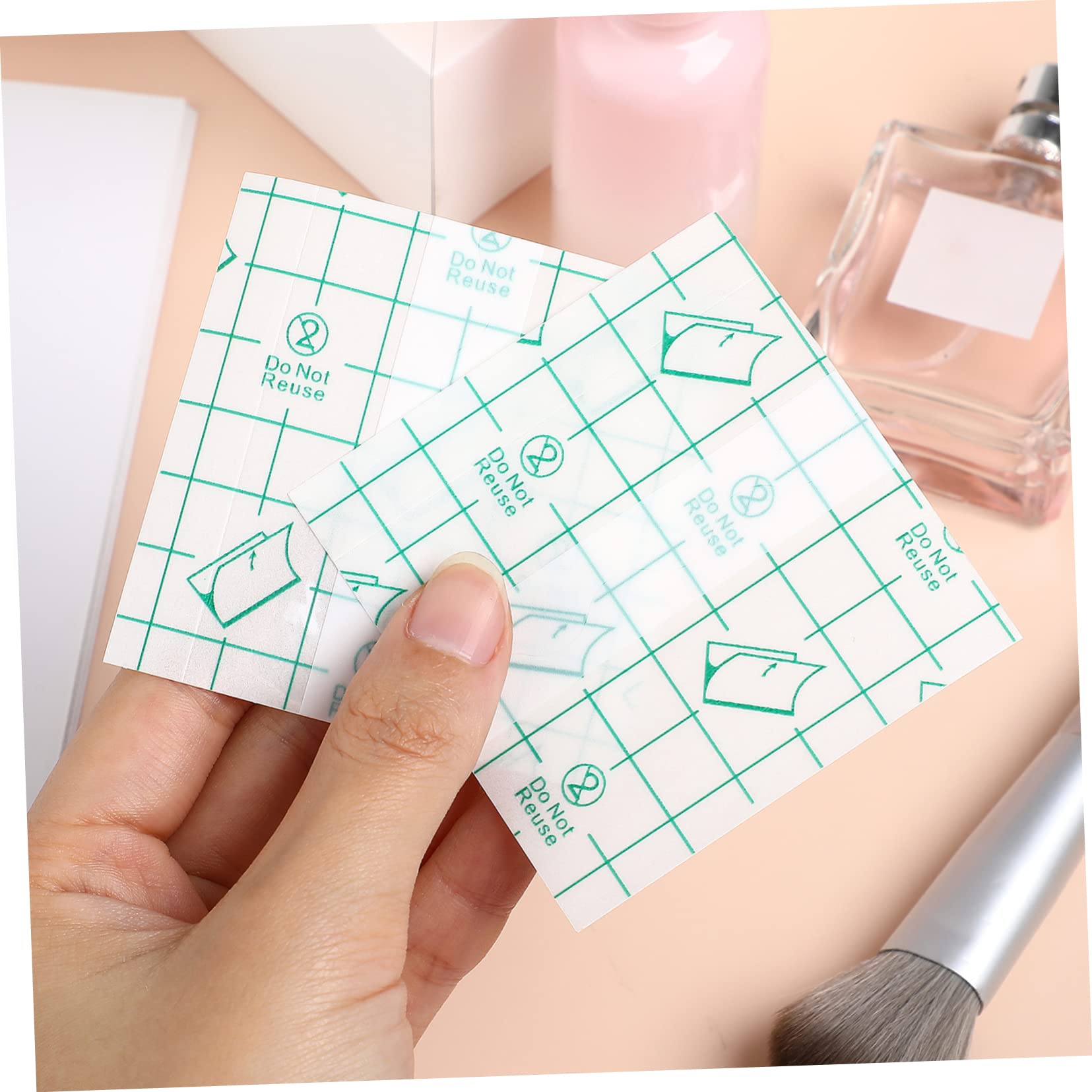 SEWACC Make-up Palette Stickers 200 Pcs Adhesive Cosmetic Palettes Foundation Palette Makeup Hand Palette for Artists