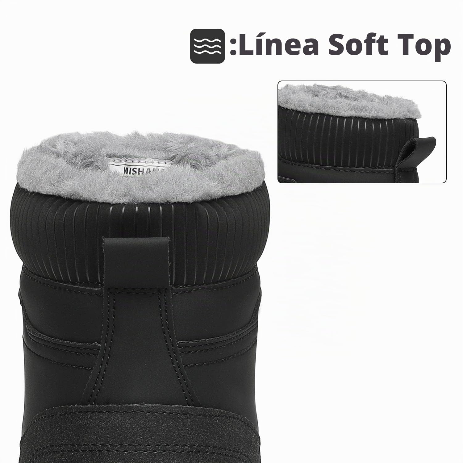 Mishansha Botas de Invierno Mujer Hombre
