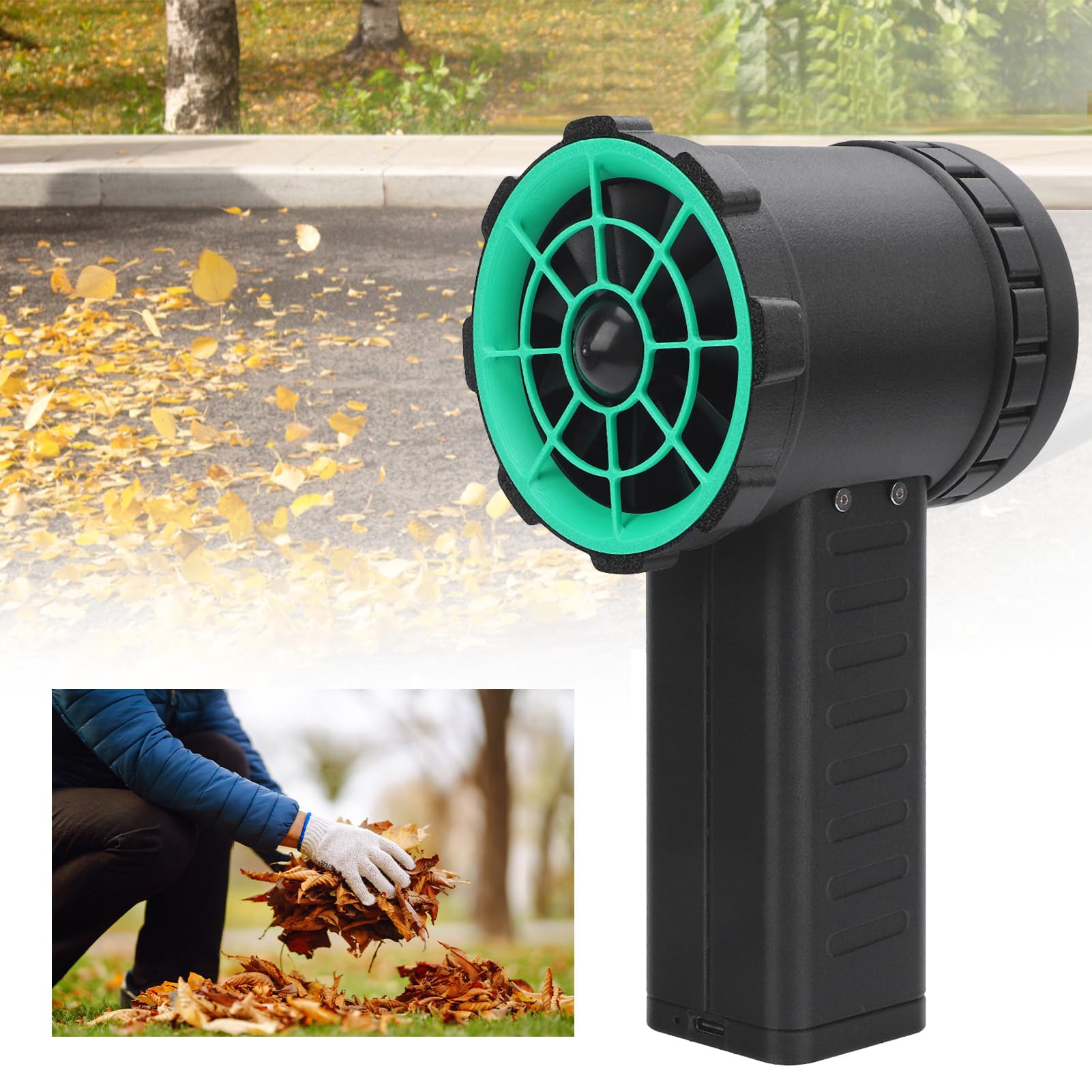 Acouto Turbo Sèche-Linge Souffleur 1400g Poussée 130000PRM Régulation de Vitesse en Continu Souffleur d'air électrique Portable sans Fil pour Générer Un Flux d'air avec Le Sèche-Linge [Puissant et