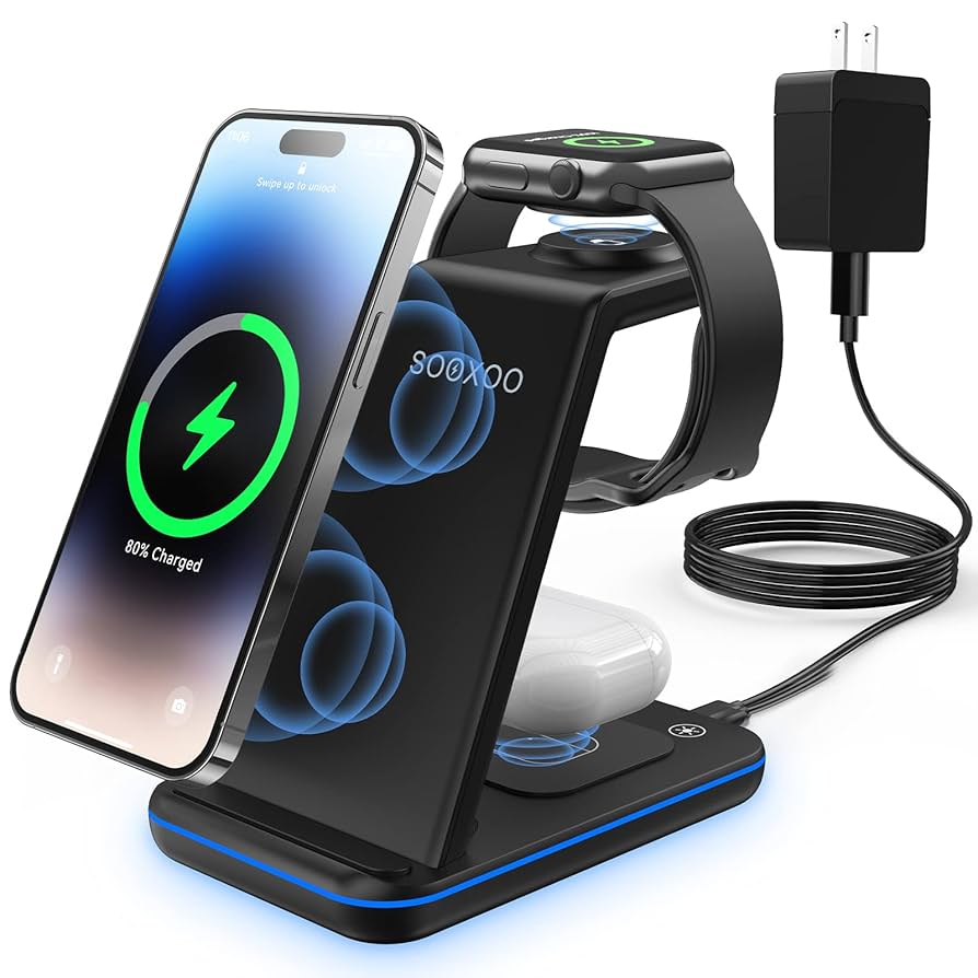 ワイヤレス充電器（iPhone +Apple Watch対応） Amazon.co.jp: iphone マグセーフ充電器 ワイヤレス充電器