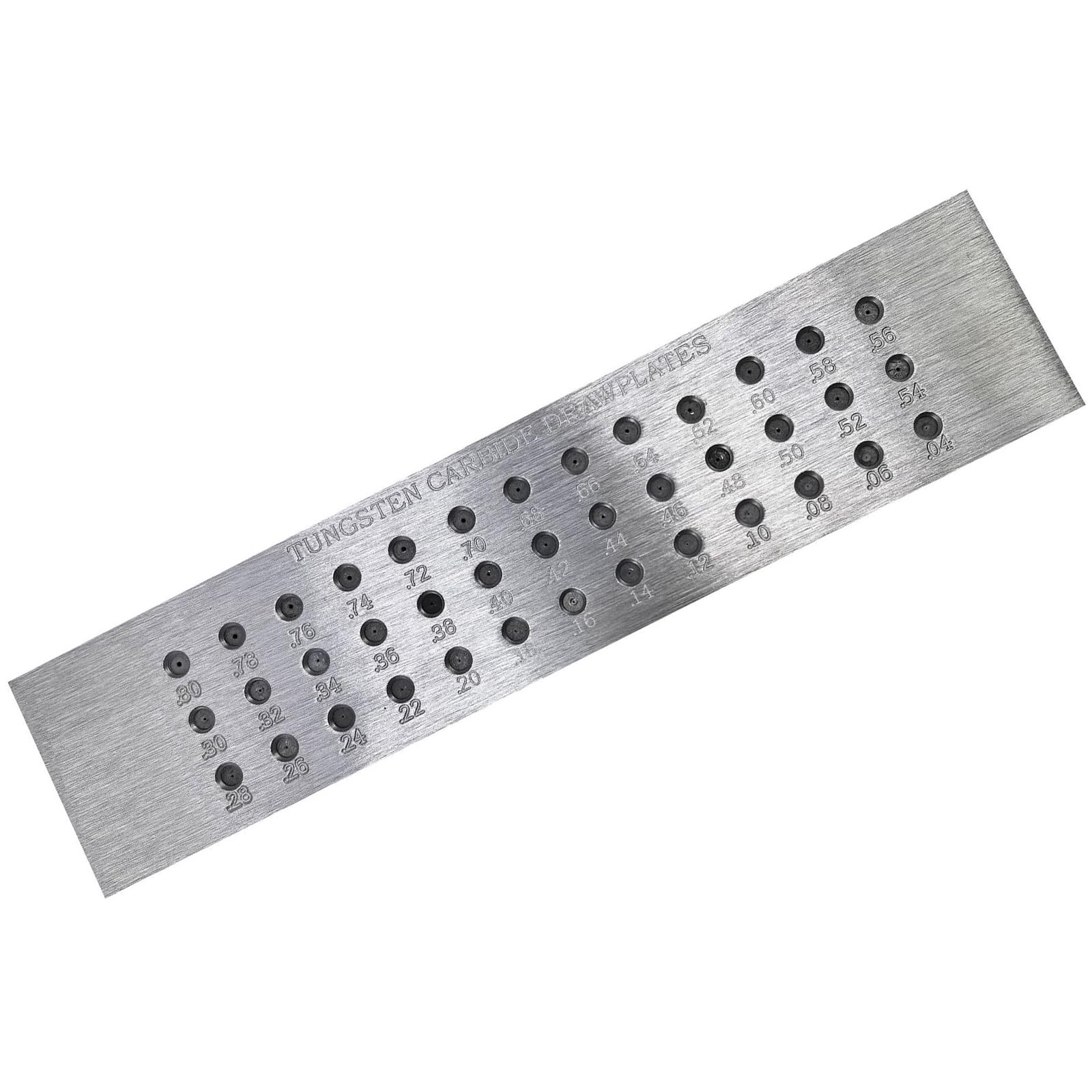 0.04-0.45/0.04-0.8/0.04-1.6mm Metal Wire Drawplate Round Shape Jewelry Making Tool Wire Drawing Measurement Drawing Plate