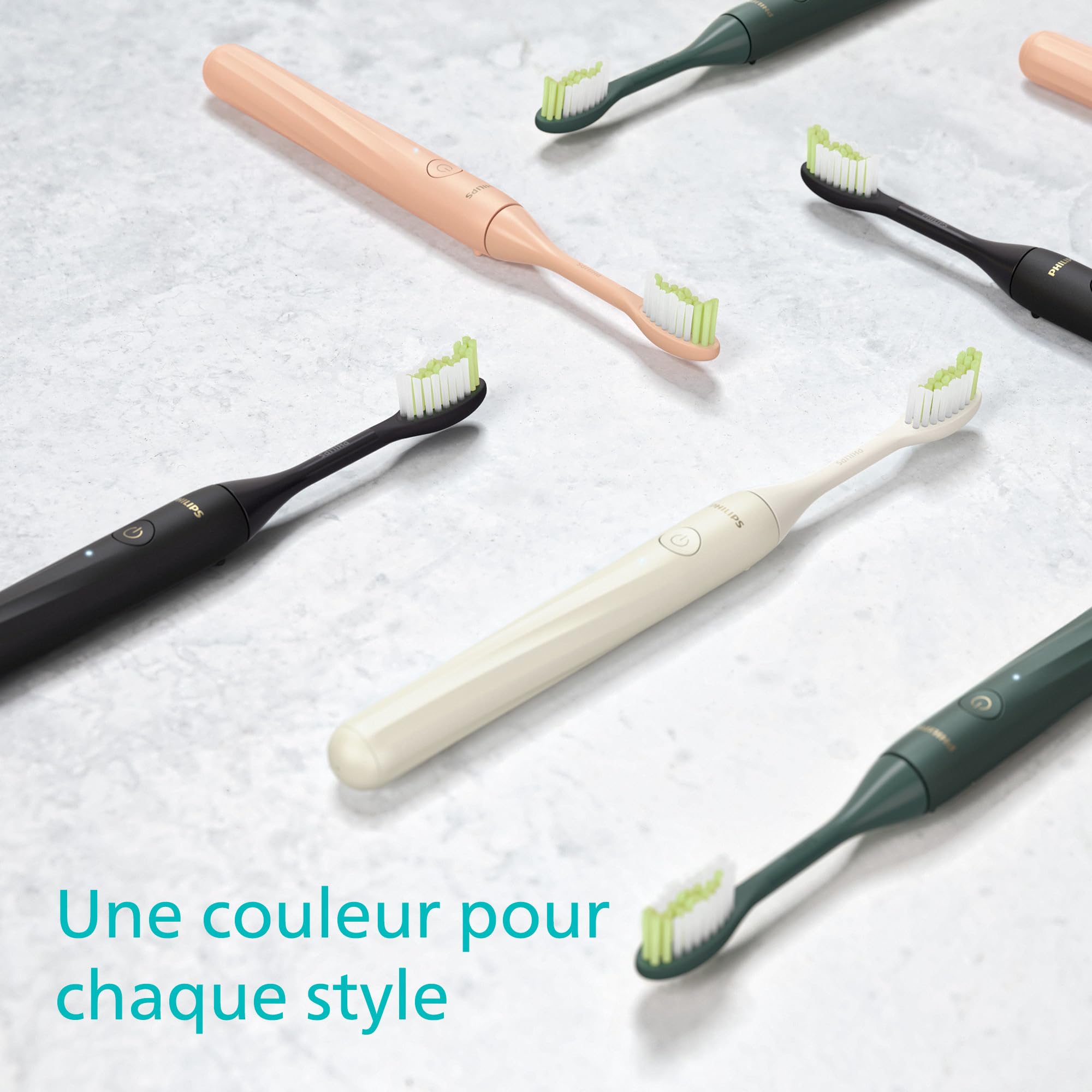 Philips One - Brosse à dents électrique rechargeable, couleur Chatoyant (modèle HY1200/25)