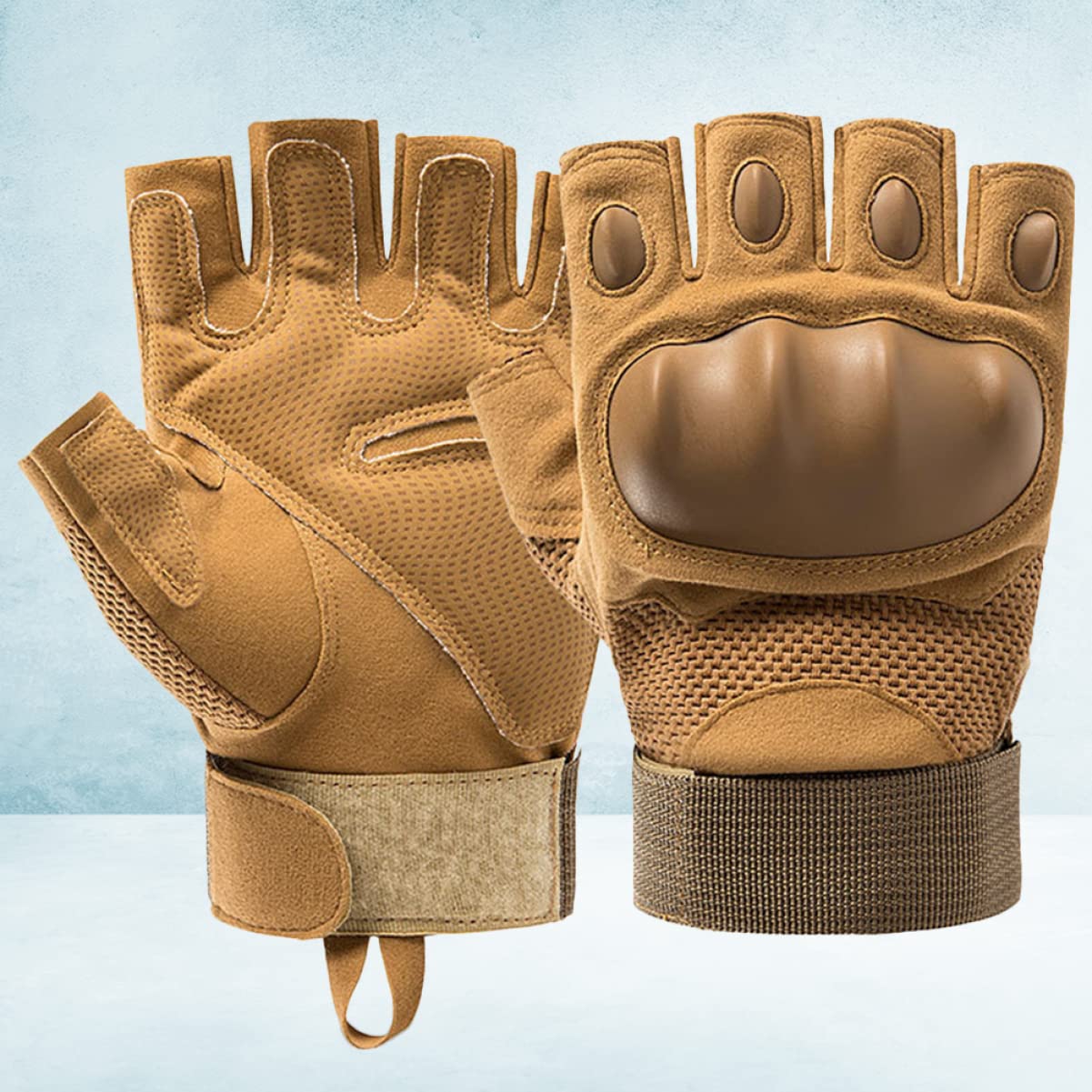 BESPORTBLE 3pares Guantes De Ciclismo De Dedo Resistentes Al y Antideslizantes para y Actividades Unisex XL Color Khaki