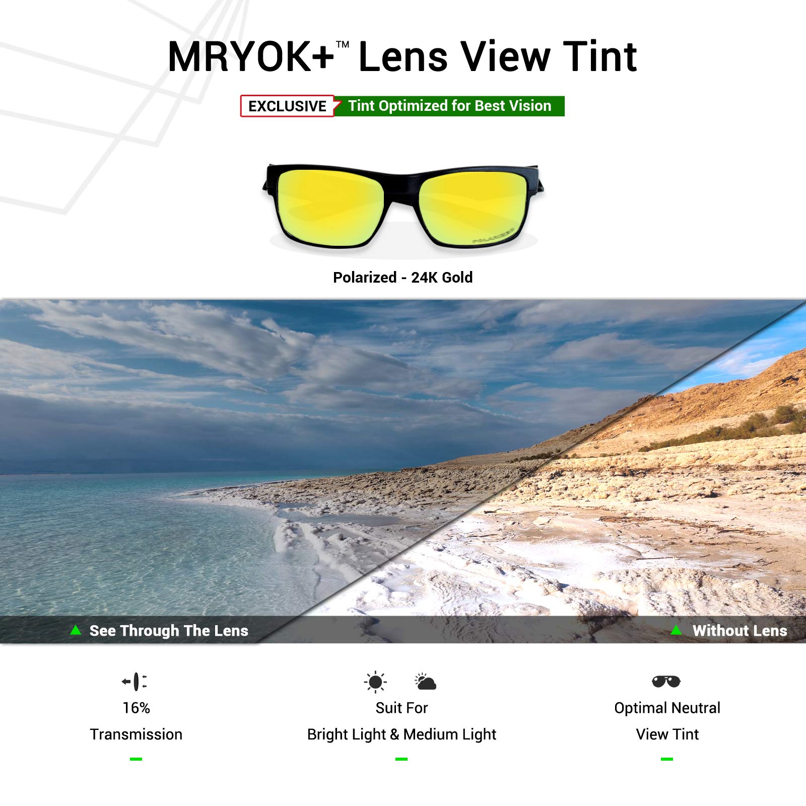 Mryok Lenti di ricambio per Oakley Offshoot OO9190 – Options