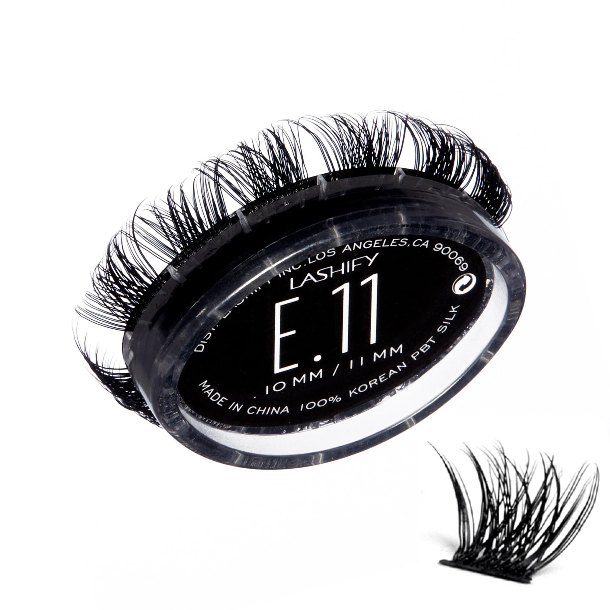 Lashify Extreme 11mm Gossamer DIY Eyelash Extensions Refill, Black, Easy False Lashes To Add Tremendous Volume