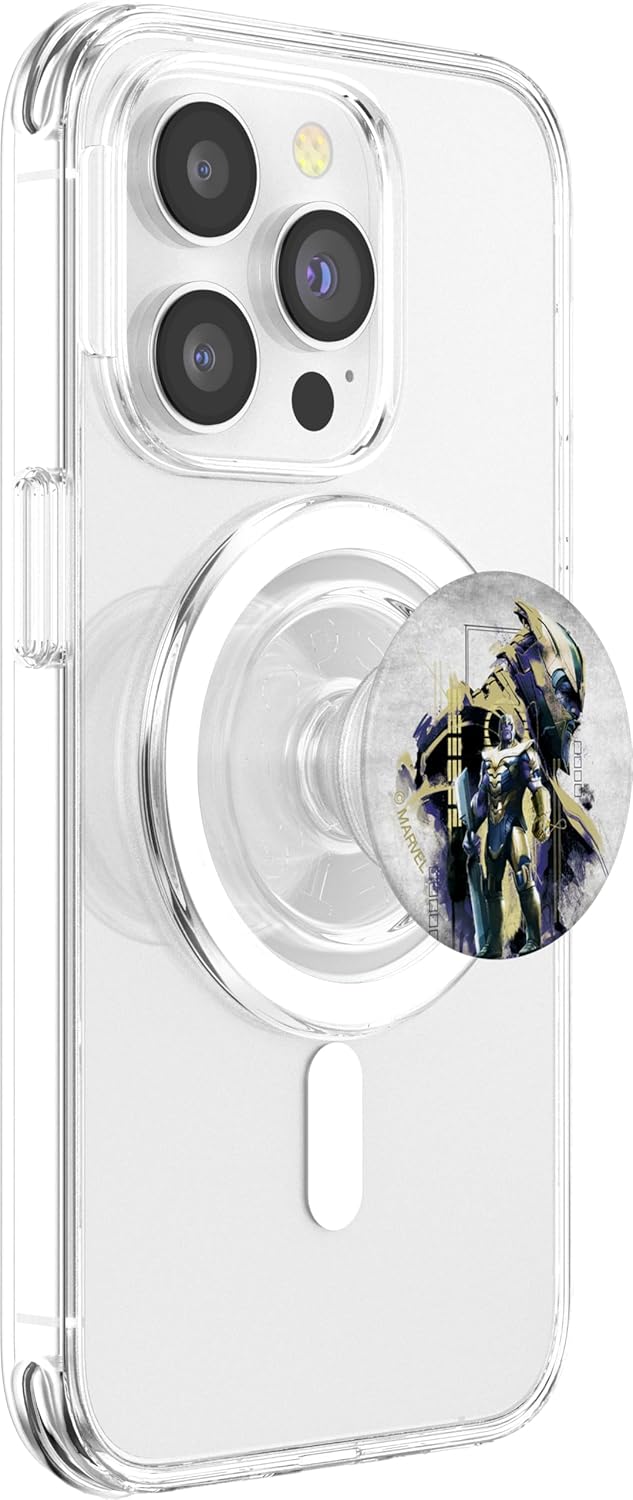 Marvel Avengers: Endgame Thanos in Gold Armor PopSockets MagSafe PopGrip for iPhone