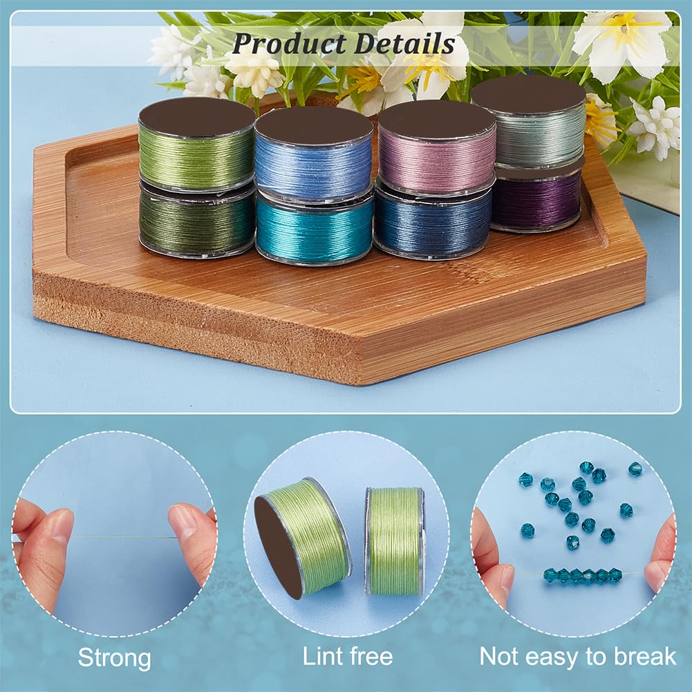 PH PandaHall Fil En Nylon Pour Perles De Rocaille, Bracelet, Couture