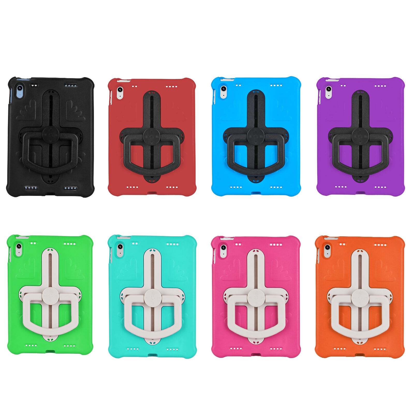Coque iPad 9/8/7 génération 10,2 pouces silicone vert résistant aux chocs - 8