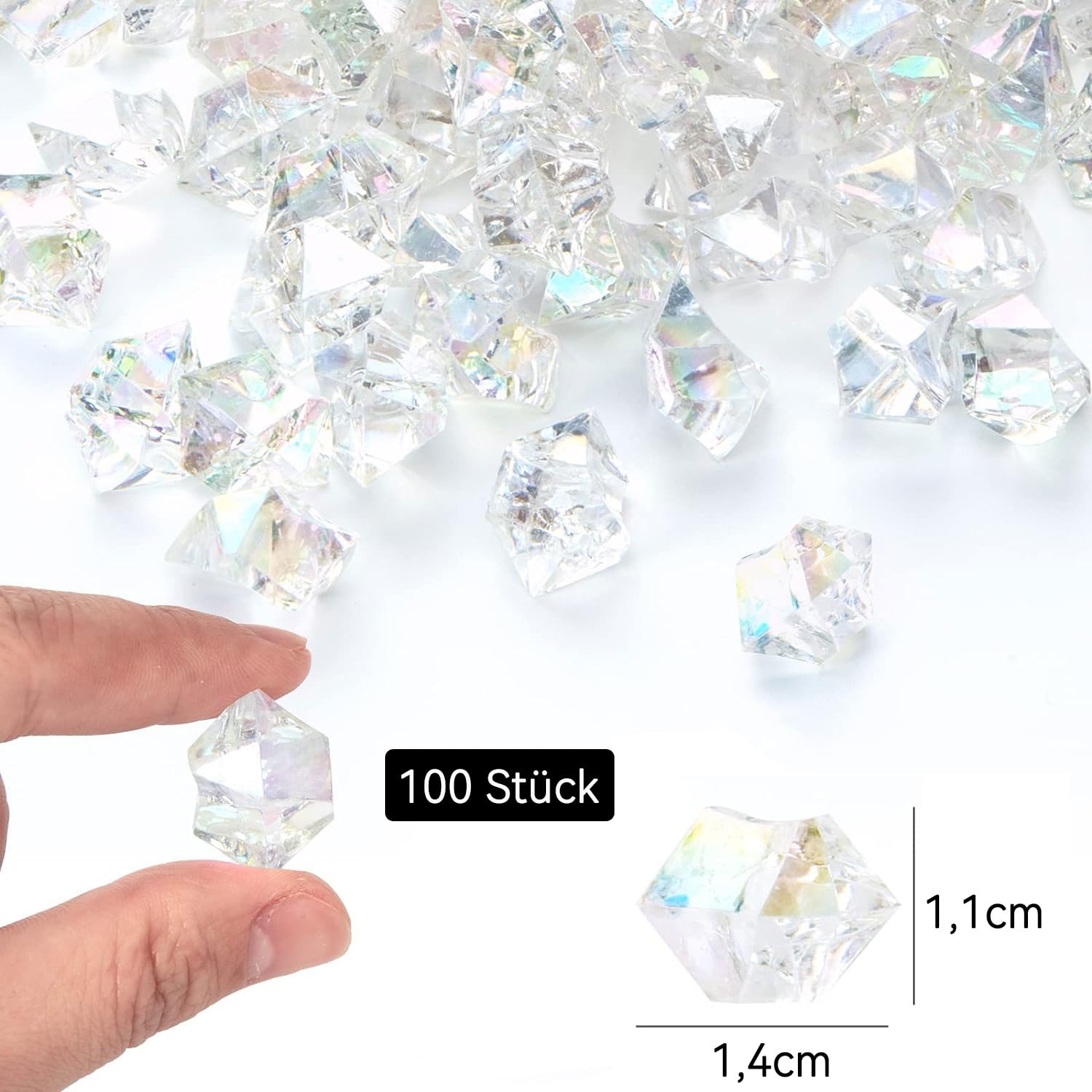 300 Stuks Acryl Diamanten voor Kinderen, Edelstenen Mix Blauw, Wit, Decoratieve Stenen voor Vazen, Bruiloft, Feest, Kunsthandwerk 300 Stuks Acryl Diamanten voor Kinderen, Edelstenen Mix Blauw, Wit, Decoratieve Stenen voor Vazen, Bruiloft, Feest, Kunsthandwerk