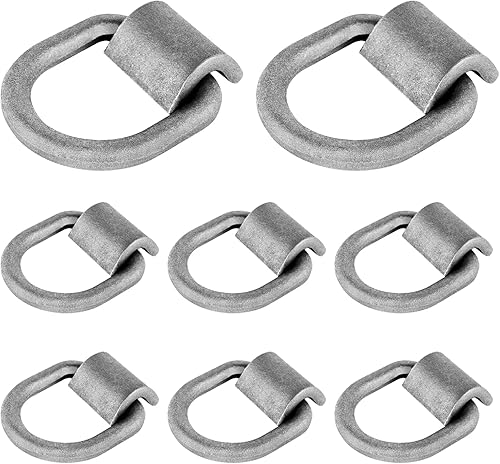 Soldadura en anillo D 12 resistente para remolques forjó la carga de rotura 12000lbs