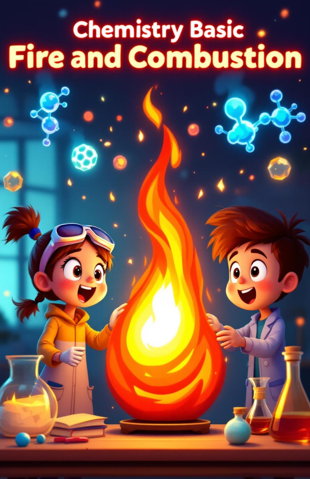 Chemistry Basic Fire and Combustion for Kids: How Burning Works, the Science of Flames, Explosions, Engines, and Chemical Reactions Explained for Young Readers: 12 (Chemistry Book For Kids)