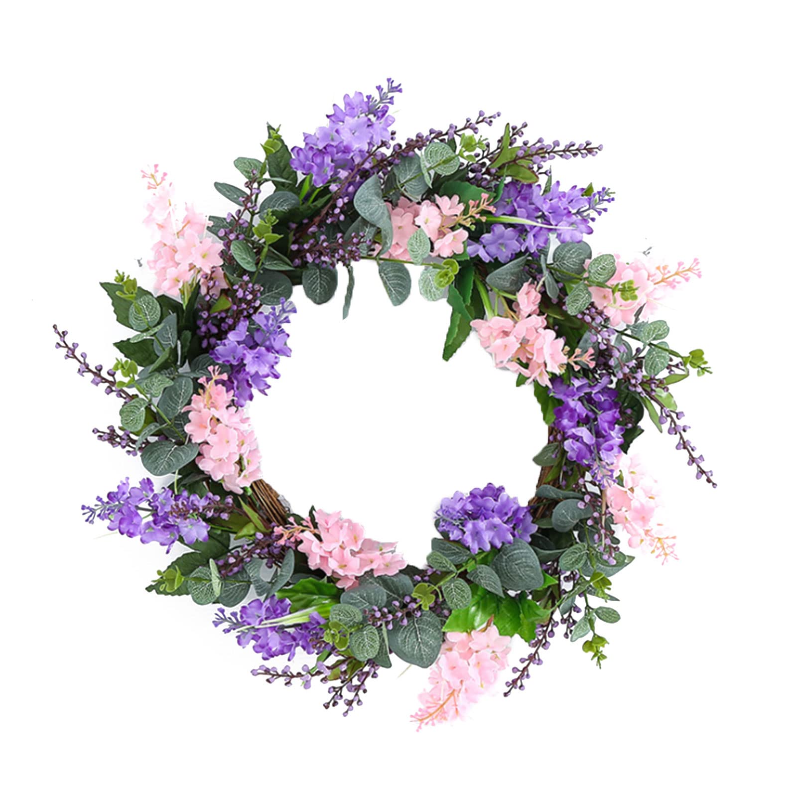 Ghirlanda Primaverile per Porta D'ingresso, Diametro 45 Cm