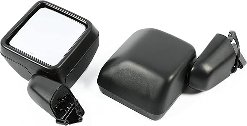 Miniatura 8 de KUAFU Espejo compatible con Jeep Wrangler y Jeep Gladiator 2018-2024 Reemplazo para 82215138 Kit de espejos retrovisores exteriores para lado del