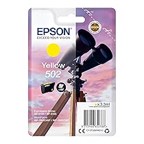 Epson 502 Serie Binocolo, Cartuccia originale getto d’inchiostro, Formato Standard, Giallo