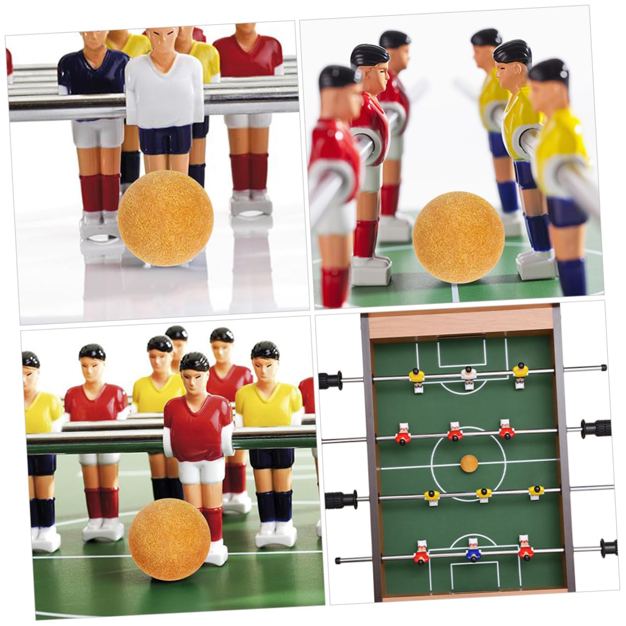 12piezas Bolas De Futbolín para Mesa De Reemplazo De Balones De Fútbol De Duradero Accesorios para Fútbol De Mesa