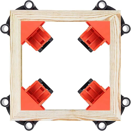 Miniatura 2 de Abrazaderas de esquina seleccionables de varios grados para carpintería, abrazadera Carson, abrazadera de ángulo recto con resorte ajustable, regalo