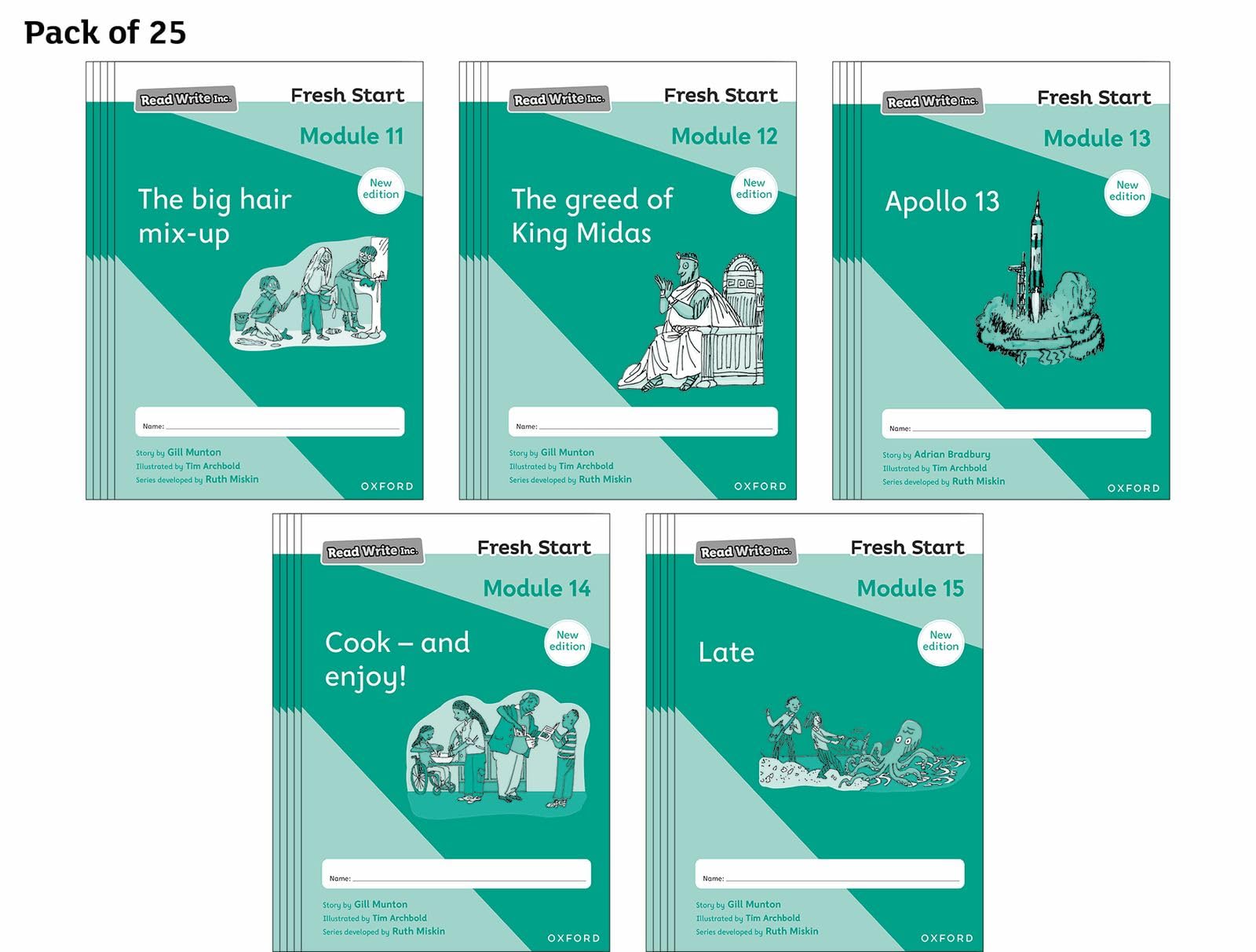 2024 Modules 11-15 - Pack of 25 (Read Write Inc. Fresh Start: 2024 Edition)