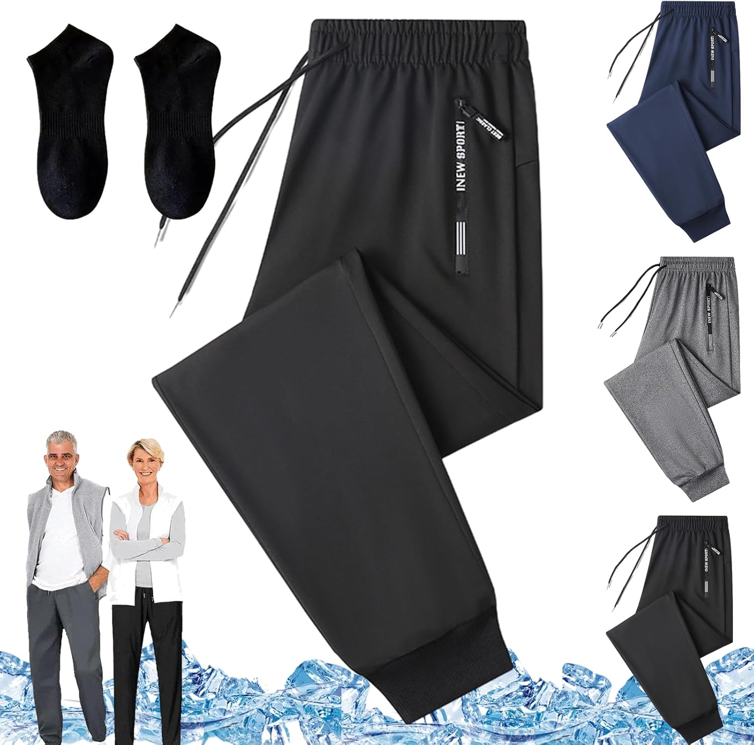 OVFD Blue Chic Store Stretch Active, Comfyfit Unisex Quick Drying Pants