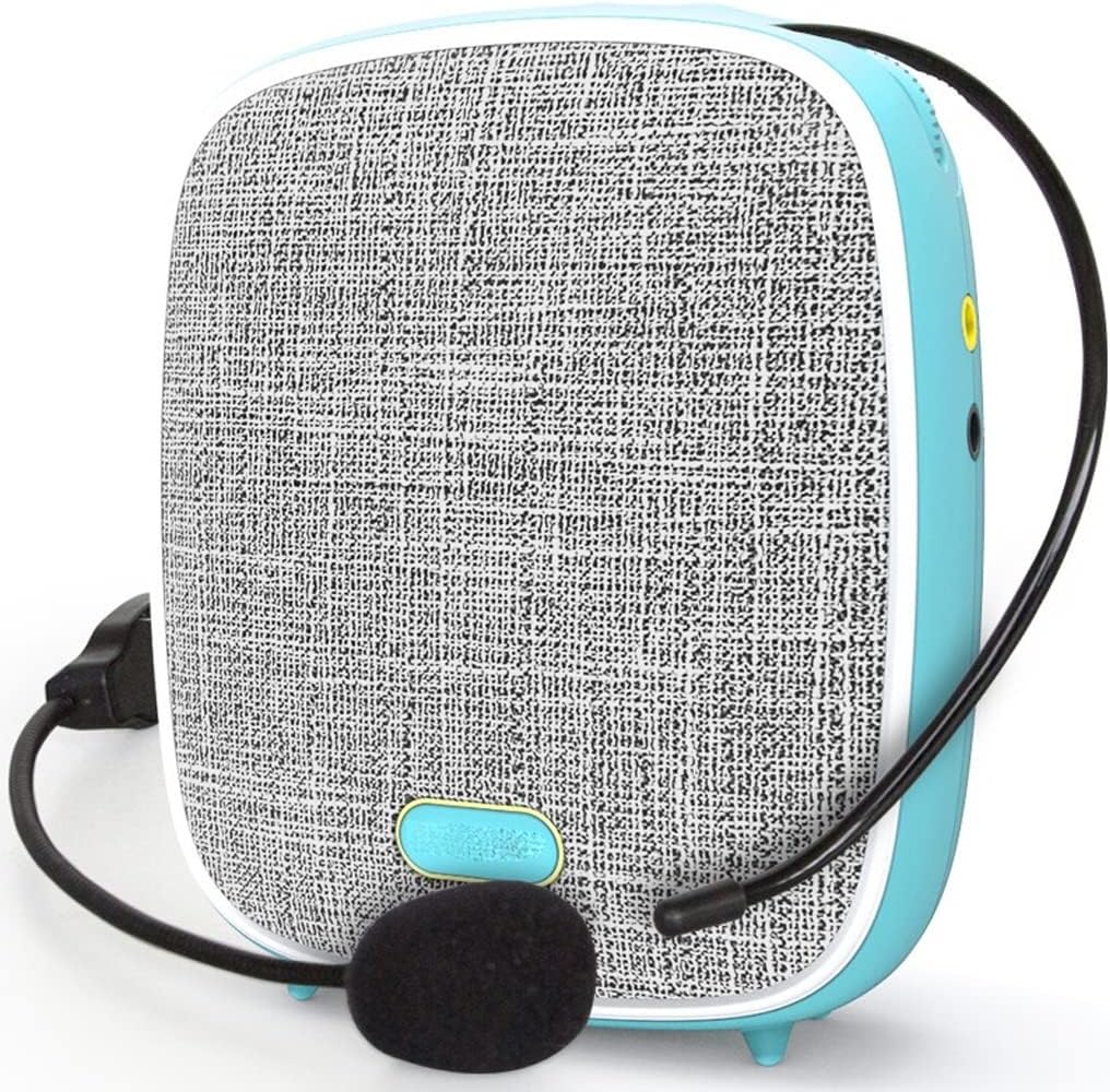 Mini Megaphone Phone Voice Amplifier Microphone TF Card Meeting Teaching Tour Portable Loudspeaker(E)