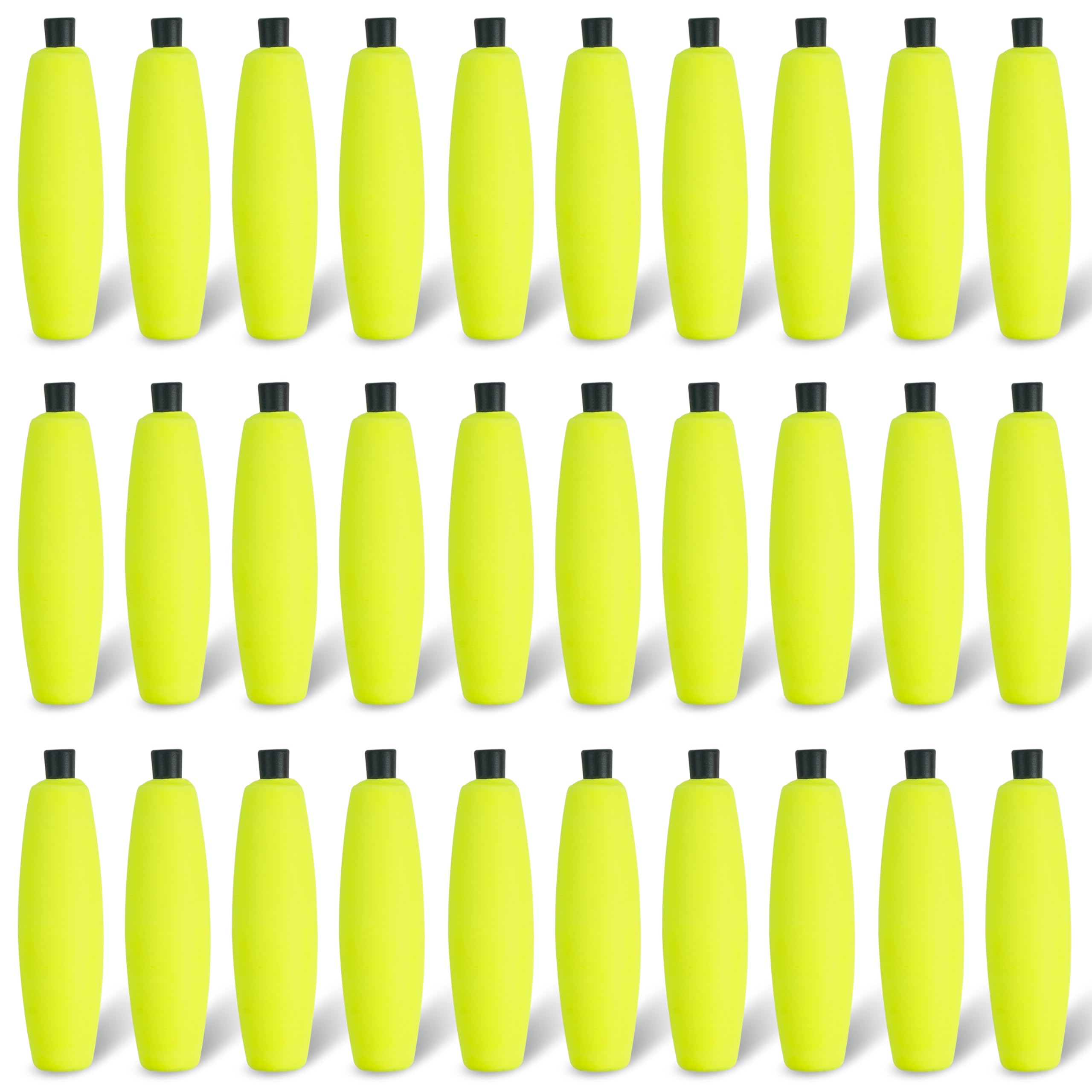 SILANON Peg Floats Fishing Bobbers,Foam Cigar Fishing Floats Bobbers Catfish Floats Slip Fishing Cork Bobbers with Pipe Plug for Catfish Santee Rig Freshwater Saltwater Fishing