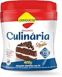 Adocante Culinario Lowcucar Com Stevia Pote 400g