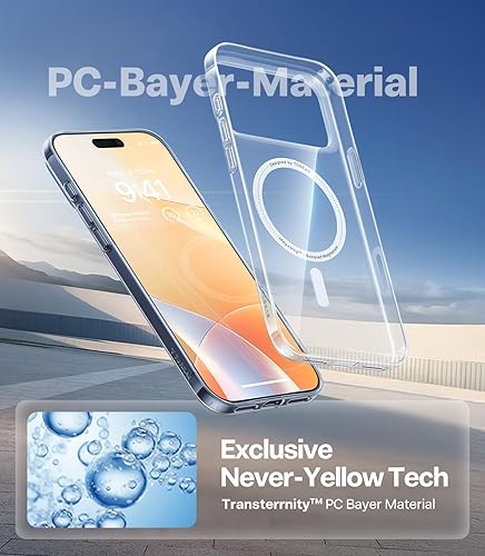Vista 39 de TORRAS Funda magnética delgada para iPhone 17 PRO MAX, funda ultradelgada para teléfono 17 ProMax compatible con MagSafe, ligera, antiarañazos