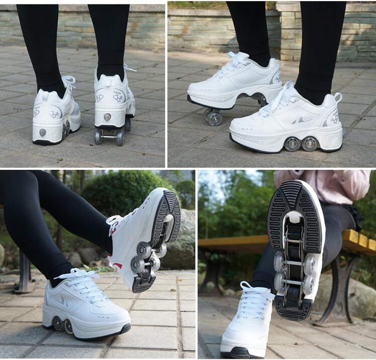 Roller Skates for Women,Roller Skates for Boys,Outdoor Skates for Women,Quad Roller Shoes,Adult Roller Skates,in Outdoor Recreation, Adjustable Roller Skates,Childrens Roller Skates