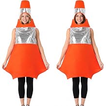 Unittype 2 Pcs Halloween Traffic Cone Costume for Adults