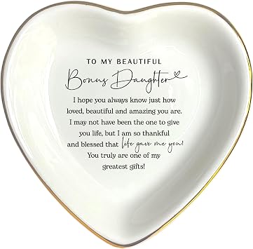 Daughter In Law Gift, Ring Dish, Stepdaughter Gift, Future Daughter Gift, Daughter In Law Present, Daughter In Law Birthday Gift, Future Daughter Gift From Parents In Law, Stepmother Stepdad