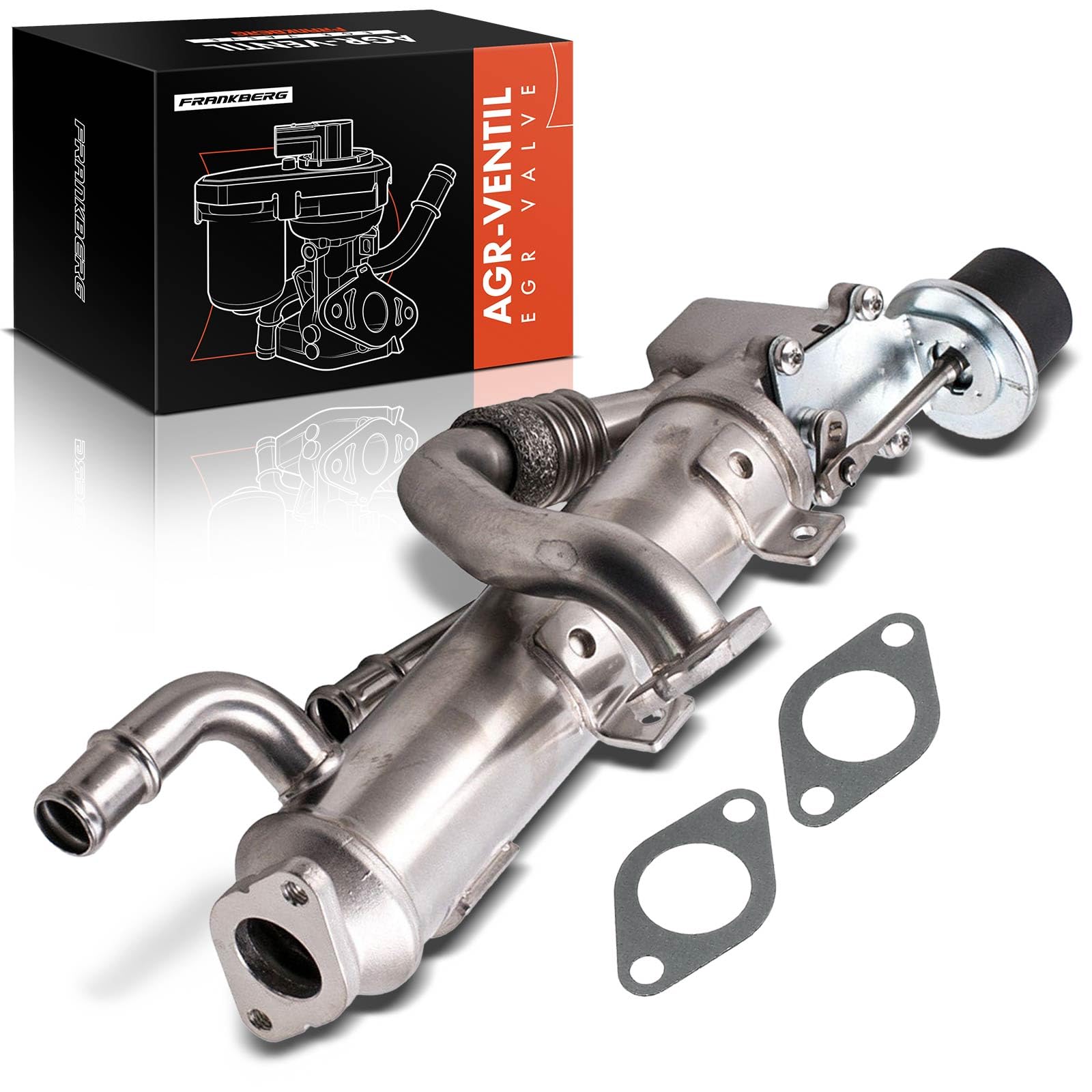 Frankberg Ricircolo dei gas di scarico del radiatore della valvola EGR | 03G131512AL; Compatibile con: A4 8EC, A6 4F2, A6 Avant 4F5, A4 Avant 8ED
