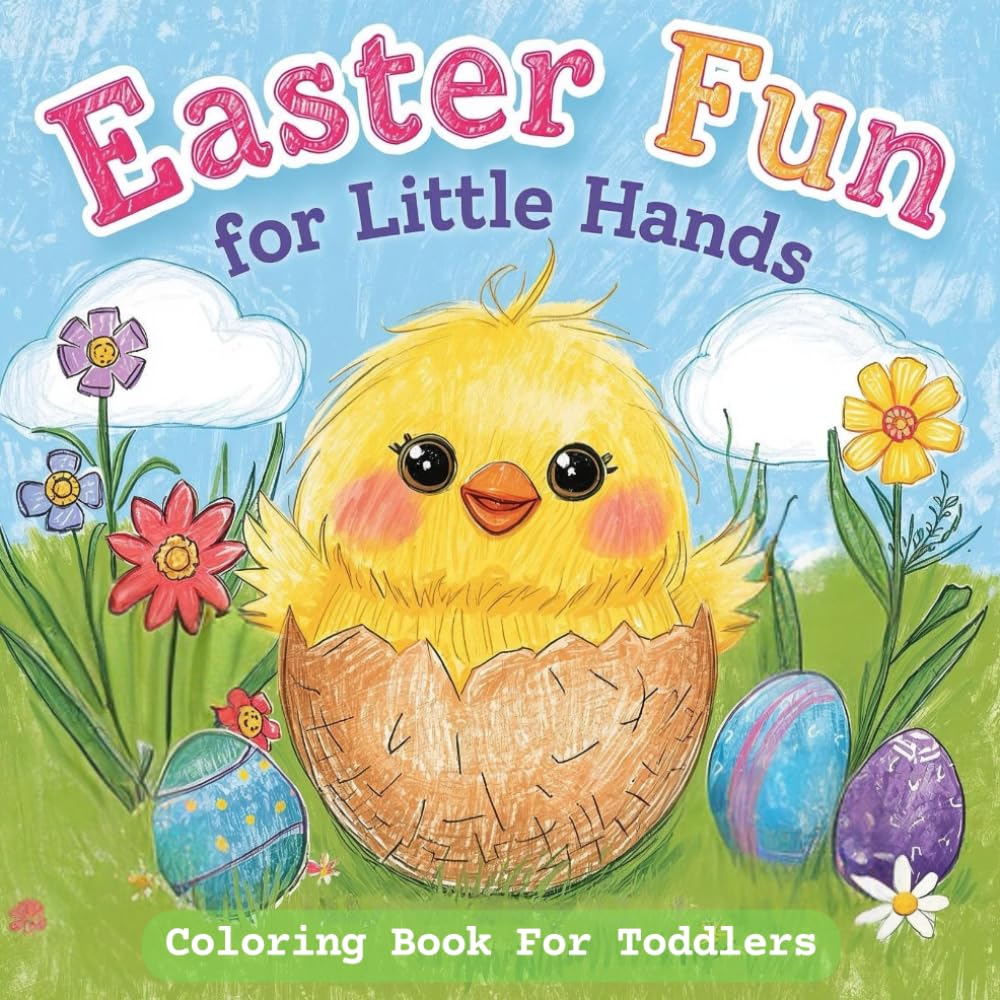 Easter Fun for Little Hands: Coloring Book for Toddlers Ages 1–4