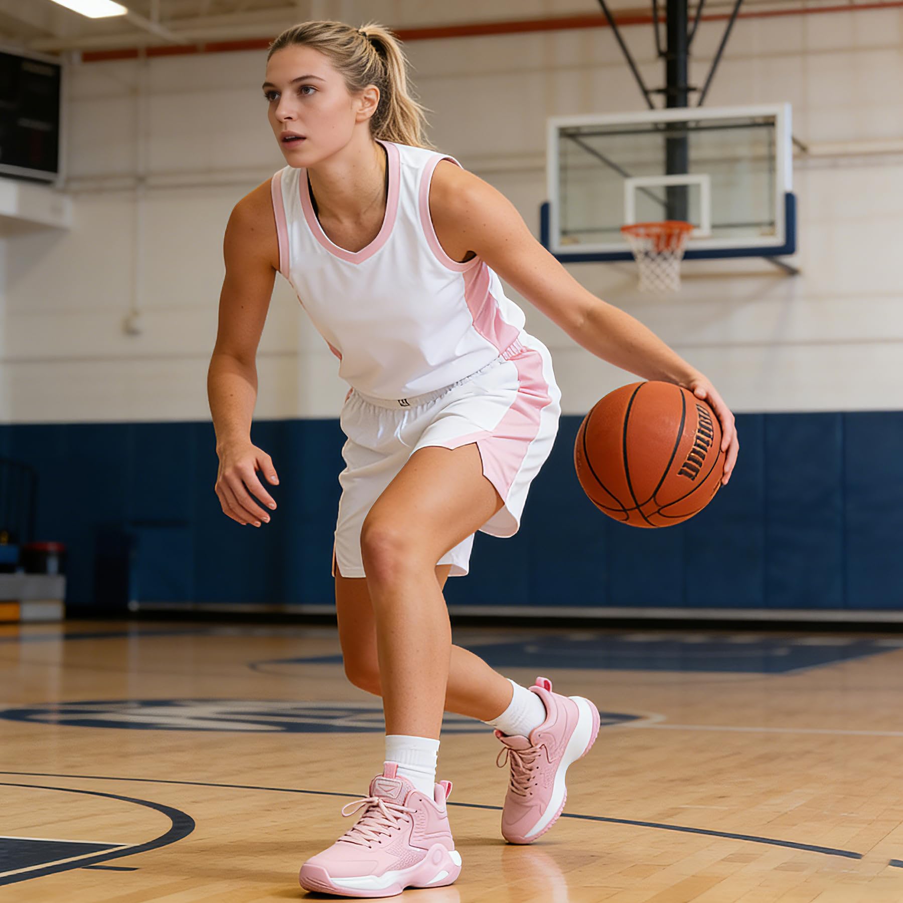 Beita Basketball Shoes for Women High Upper Volleyball Fashion... - Produktbild 1