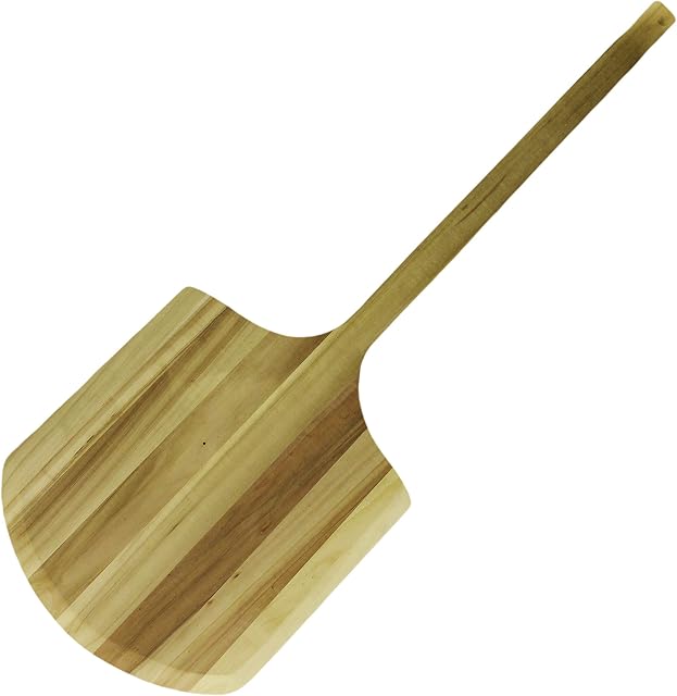 Samuel Groves Made in England 1817 Wooden Pizza Peel, Pizza Paddle 305 x 356mm - Overall 914mm by Chabrias Ltd
