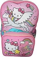 Vista 3 de Accessory Innovations Hello Kitty Mochila de tamaño completo de 16 pulgadas con lonchera desmontable