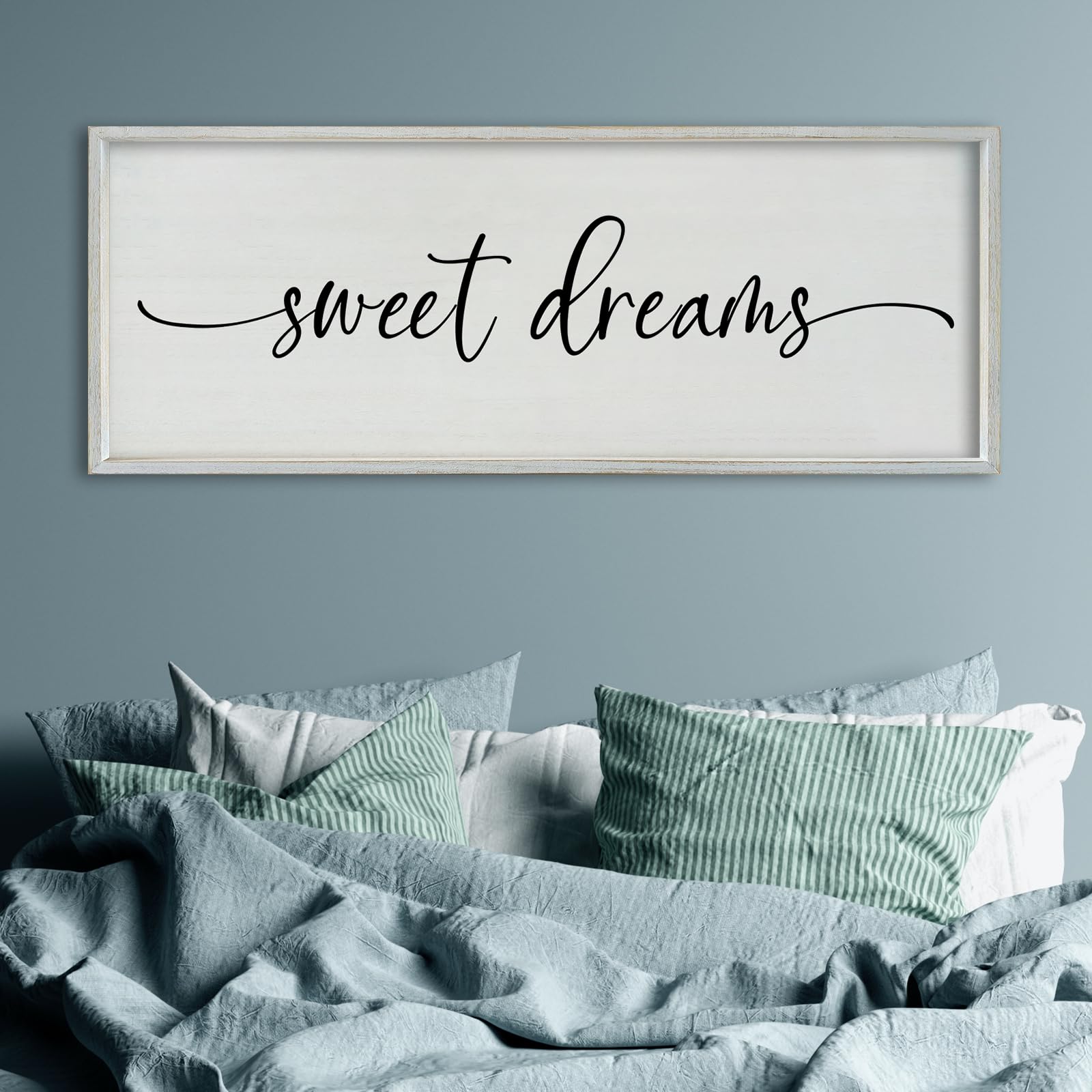 SRSZHIYUE Sweet Dreams Wall Decor Above Bed 40