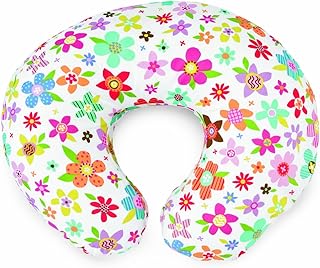 Chicco Boppy Housse Coton / Polyester pour Coussin 2 Coloris Recto verso Collage Flowers
