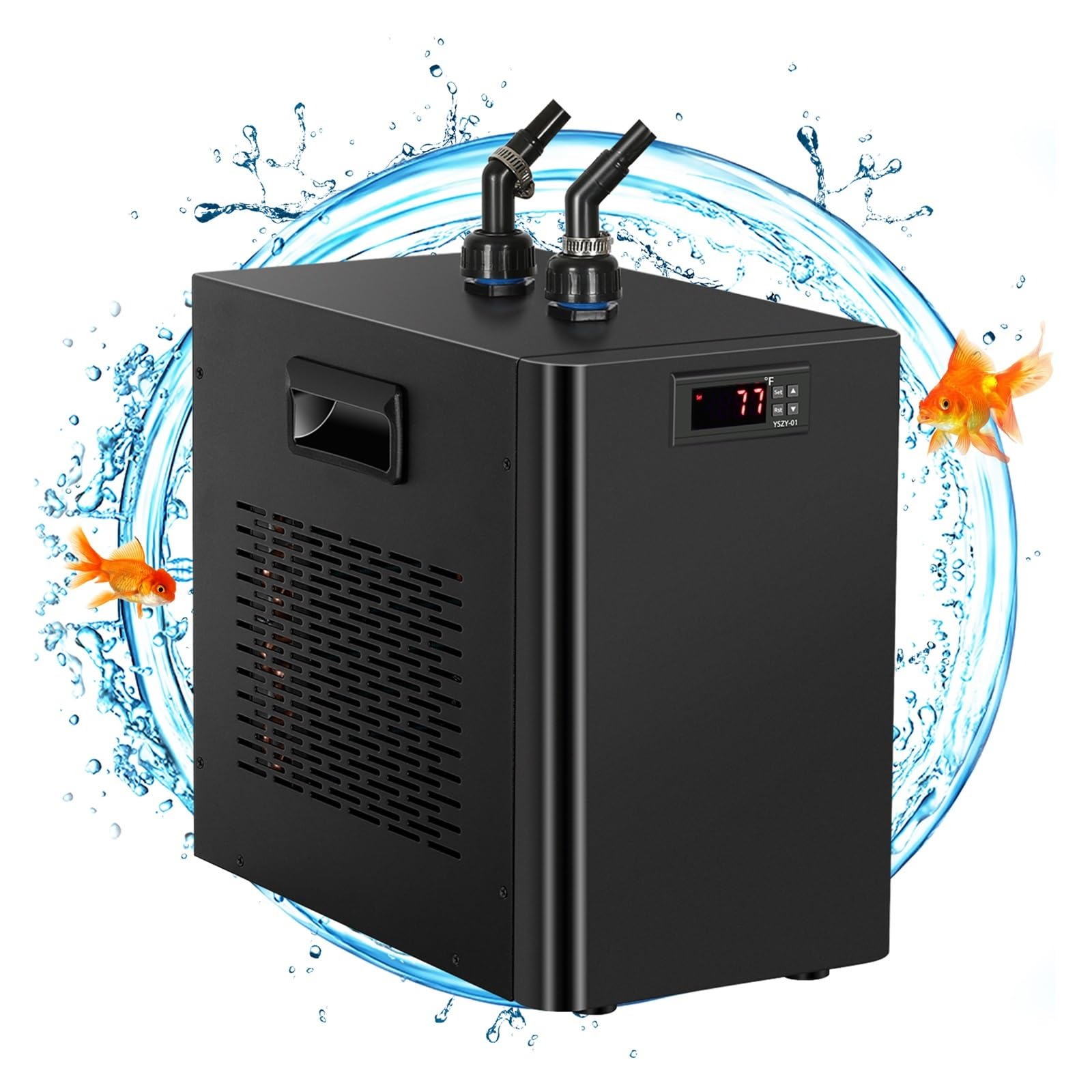 Enfriador de acuario 42 gal para axolotes y medusas tanque de agua