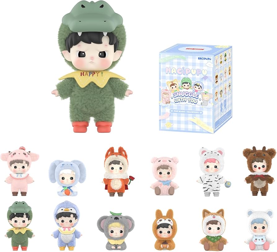 HACIPUPU Snuggle With You シリーズ アソートボックス Amazon.com: POP MART HACIPUPU Snuggle with You Series Blind Box