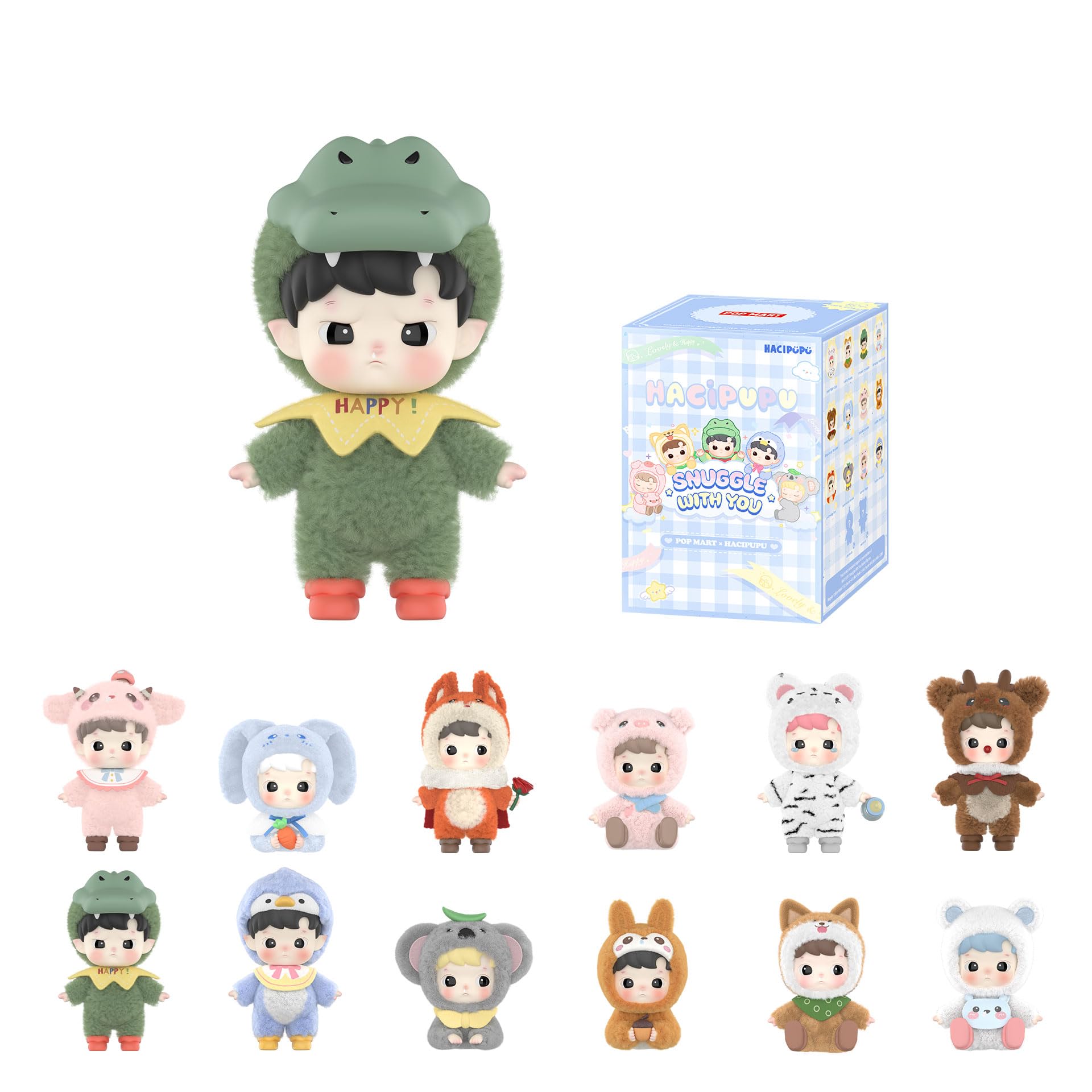 Amazon.com: POP MART HACIPUPU Snuggle with You Series Blind Box