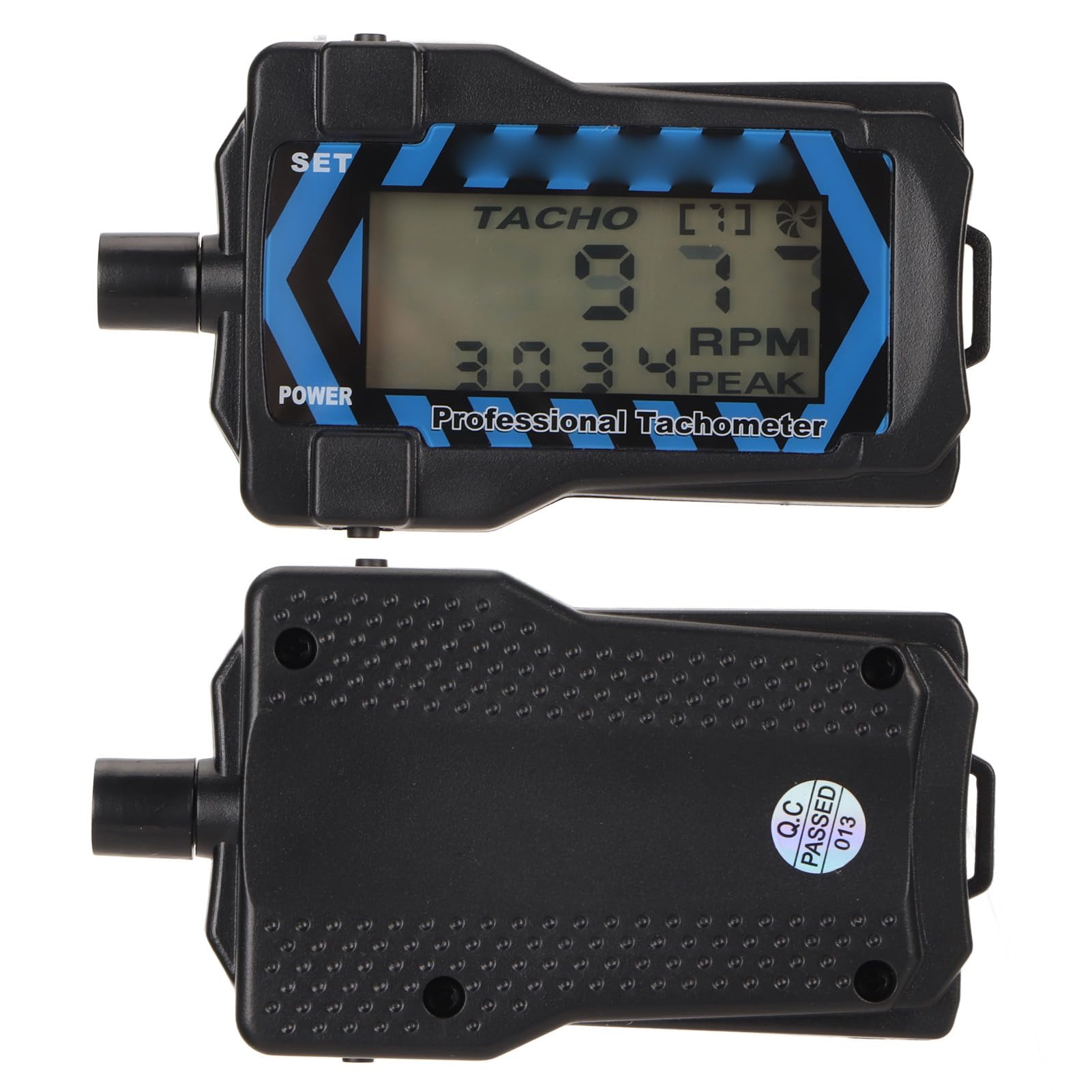 Annadue LED Hand Drehzahlmesser, G.T. Propeller Tachometer mit Lanyard 2-9 RC, Drohnen Propeller Geschwindigkeitstester, Digitaler LED Hand Drehzahlmesser für RC Drohnen Modellierungszubehör.