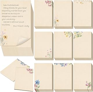 Spiareal 100 Pcs Blank Note Cards 4 x 6 in Blank Decorative Notecards in...