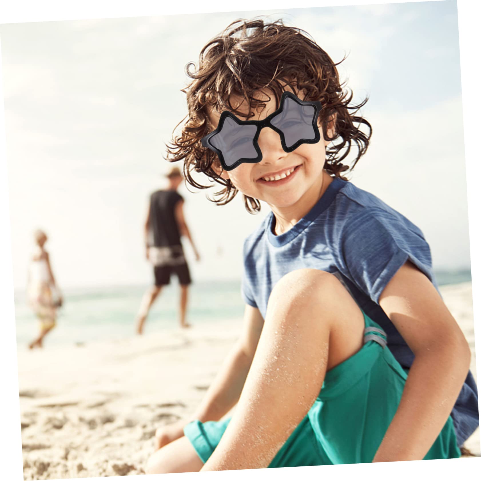Ausgefallene Brille Stern Sonnenbrille Große Mode Sonnenbrille Große Kinder Hawaiianische Party Kinderbrille Sternförmige Brille Sternförmige