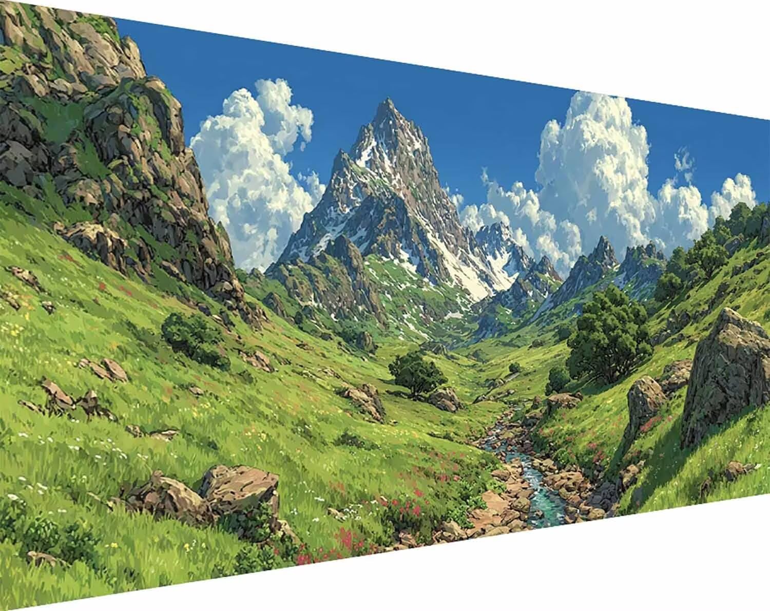 Zestawy artystyczne z motywem krajobrazu dla dorosłych, malarstwo diamentowe, górskie kryształy, zestawy artystyczne, dla dzieci, początkujących, DIY, 5D, pełne wiercenie, kwadratowe, klejnot, kropki