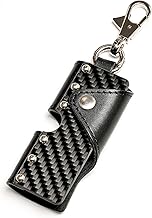SAMURAI Z1 Key Case, Smart Key Compatible, Made in Japan (Tochigi Leather, Carbon, Genuine Leather, Car, Motorcycle, Present)