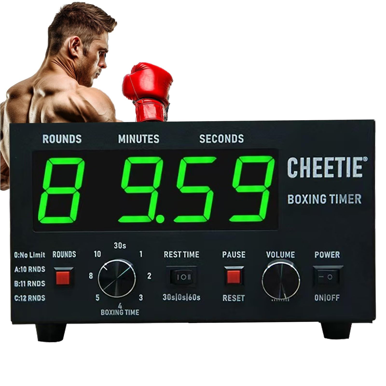 Minuterie de fitness pour MMA et muay thaï idéale en salle ou à la maison