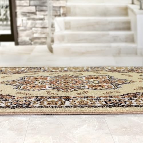 Miniatura 6 de Antep Rugs Alfombras Oriental - Alfombras tradicionales de 2 x 10 pies (antideslizante) de bajo perfil con parte trasera de goma para interiores