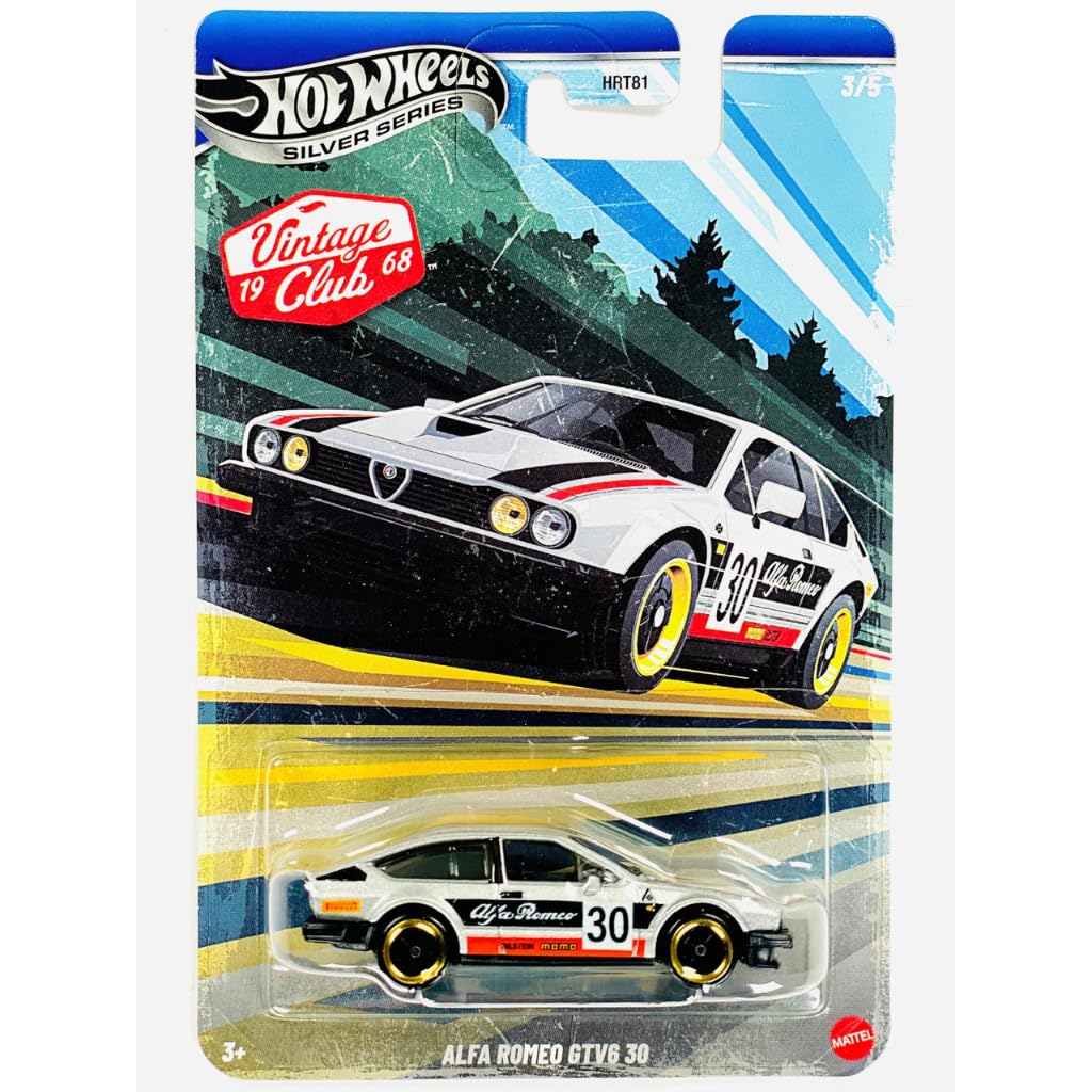 Amazon | Hot Wheels Alfa Romeo GTV6 30 (シルバー)、シルバー