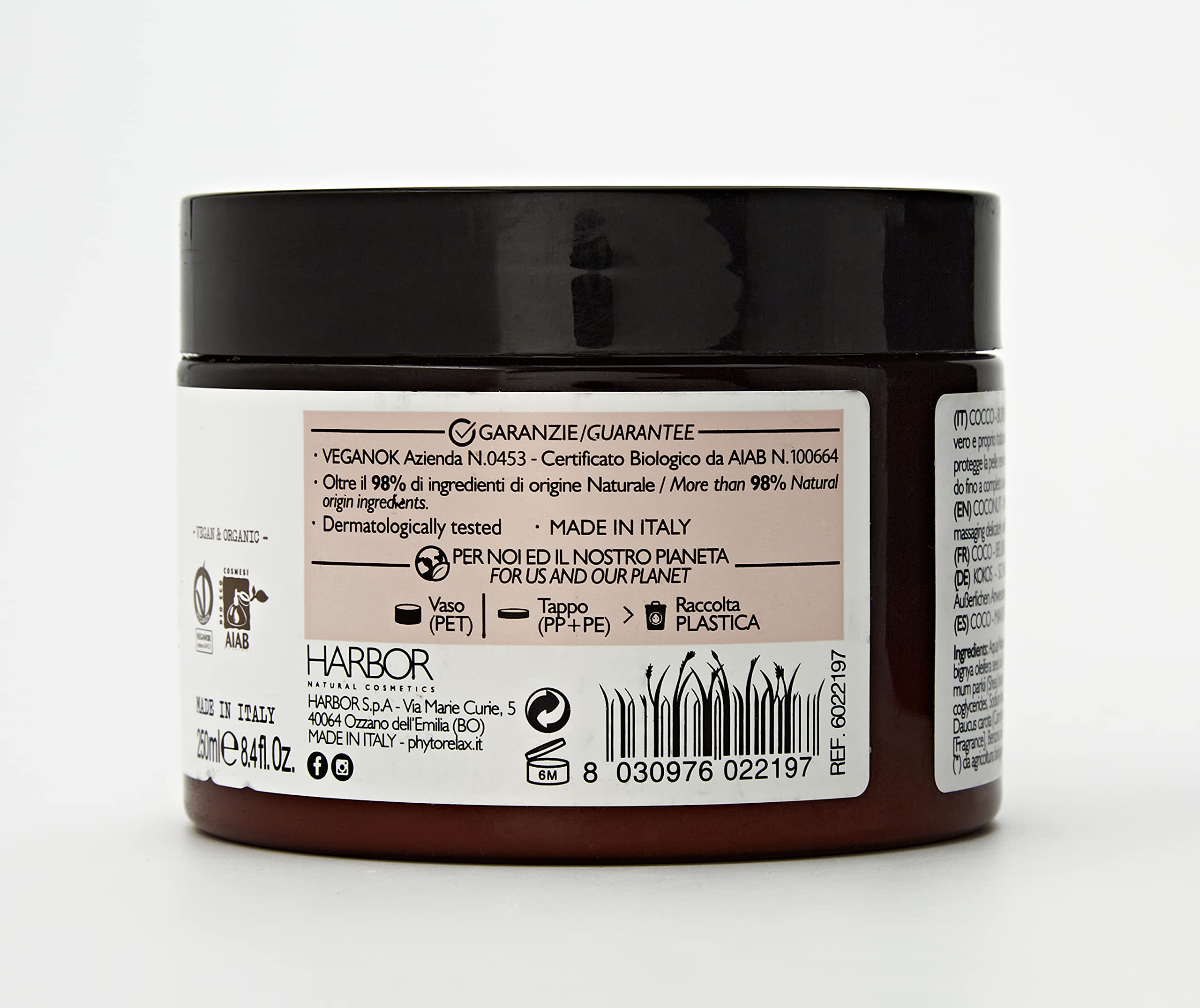 Phytorelax Vegan & Organic Cocco Masło do Ciała, 250 ml