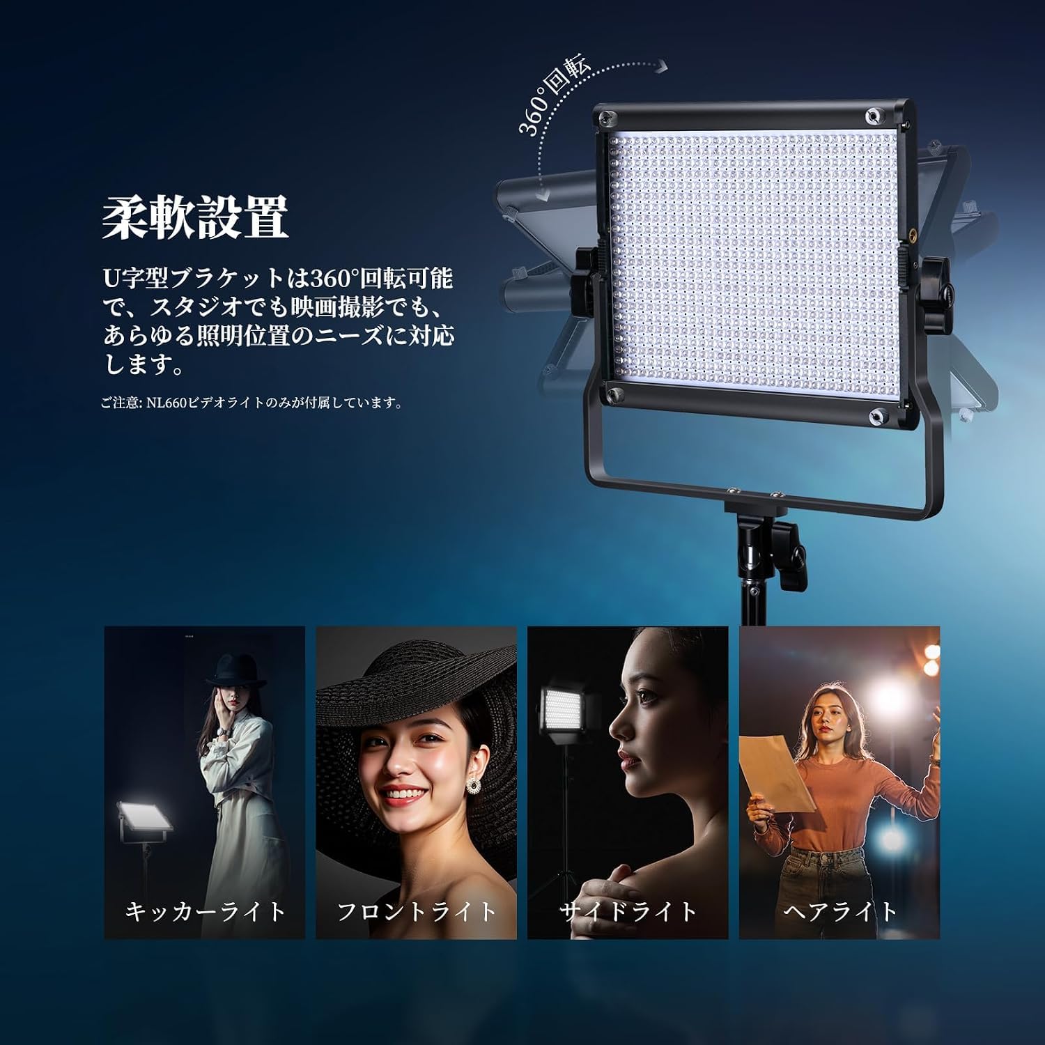 NEEWER 660 PRO PRG 撮影用LEDライト 2灯フルセット Amazon | NEEWER 2パック 660 LEDビデオライトとスタンドキット 撮影用